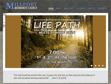 Tablet Screenshot of millportchurch.org